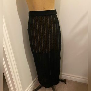 Forever 21 Knit Maxi Skirt -  Size Medium